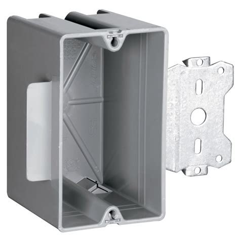 metal switch box wood stud|metal stud box attachments.